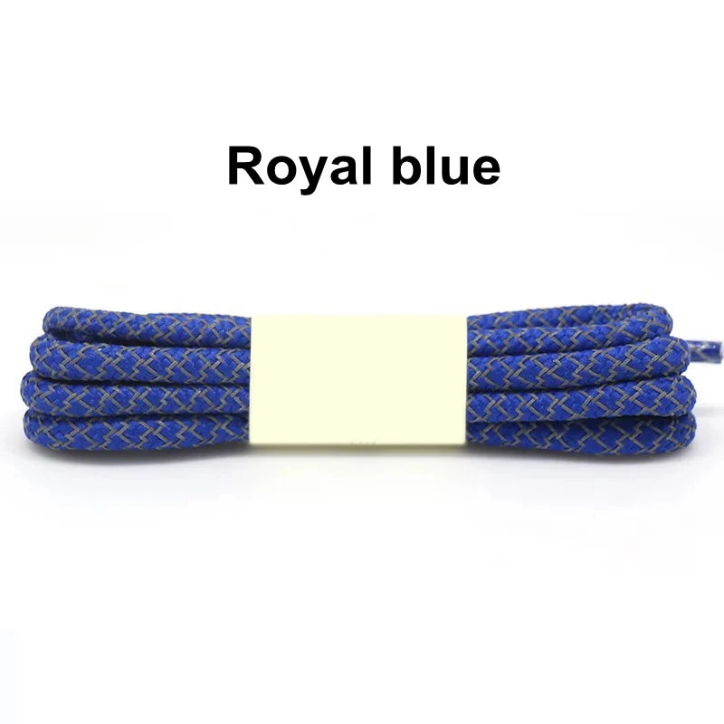 1Pair 3M Reflective Shoelaces for Sneakers Shoe laces Safety reflective Shoelace Round Laces Shoes Strings 100/120/140/160cm