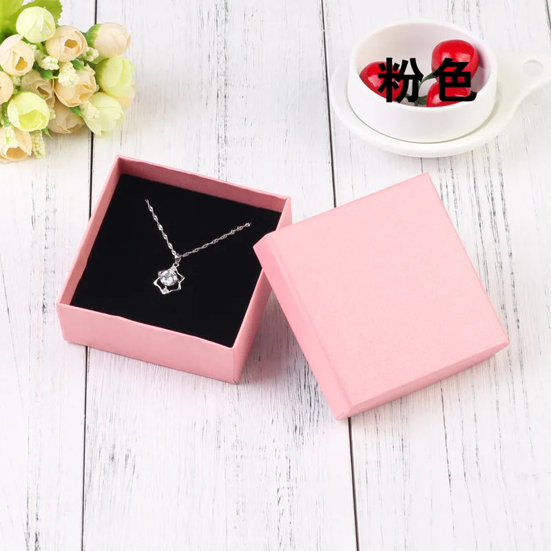 10pcs Jewelry Organizer Boxes For Women Necklace Earrings Bracelets Girls Gift Box Travel Accessories Jewelry Sponge Case