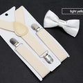 Kids Suspenders with Bowtie Fashion Children Bow Tie Set Boys Braces Girls Adjustable Baby Wedding - Visuel 10 | SAMAG