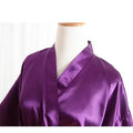 RB030 Sexy Large Size Sexy Satin Night Robe Lace Bathrobe Perfect Wedding Bride Bridesmaid Robes Dressing Gown For Women