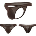 5pcs Men's G-string Thong Sexy Underwear Male Transparent Panties Men's Briefs Underpant Boy Bikini Briefs Sexy Underwear E-044