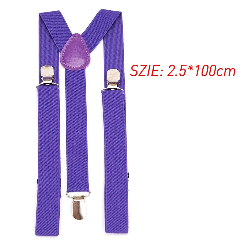 Suspenders Bow Tie Set Men Fashion Suspensorio for Man Boy Women Bowtie Braces Trousers Tirantes Wedding - Visuel 3 | SAMAG