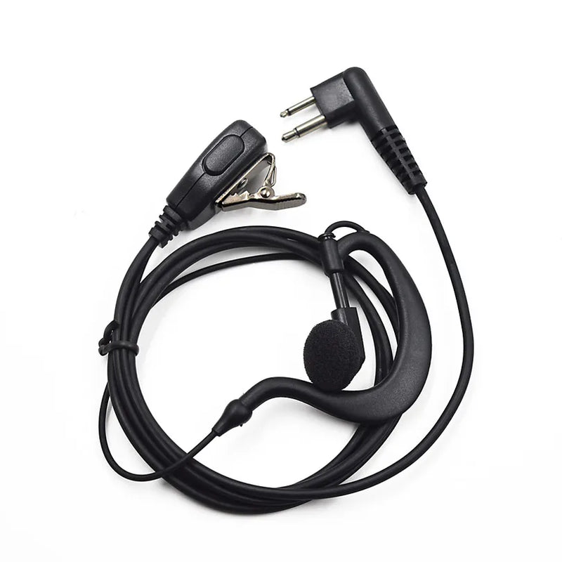 Surveillance Clip Ear Earpiece Headset PTT Mic for Motorola Walkie Talkie Ham Radio CP180 CP185 CP040 EP450 DP1400 GP2000 DEP450