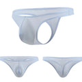 5pcs Men's G-string Thong Sexy Underwear Male Transparent Panties Men's Briefs Underpant Boy Bikini Briefs Sexy Underwear E-044