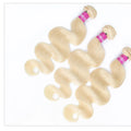 Facebeauty Color 613 Blonde Hair Weave 1/3/4 Bundles Peruvian Body Wave Remy Hair Bundle 8 To 30 inch Human Hair Weft Can Be Dye