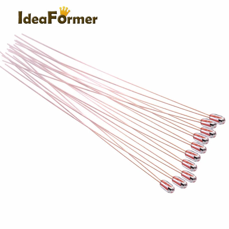 IdeaFormer 10pcs 100K ohm NTC 3950 Thermistors for 3D Printer Reprap Mend 3D Printer Parts
