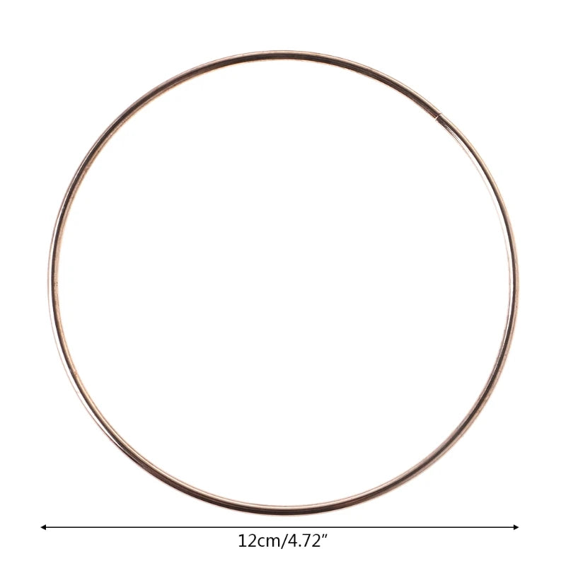 Metal Dreamcatcher Ring Macrame Craft Hoop DIY Accessory 35-190mm
