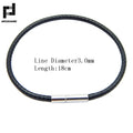 1.5/2/3mm Black Red Bracelet Stainless Steel Clasp For Women Man Couple Leather String Homme Hand Thread Male Jewelry Trending