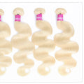 Facebeauty Color 613 Blonde Hair Weave 1/3/4 Bundles Peruvian Body Wave Remy Hair Bundle 8 To 30 inch Human Hair Weft Can Be Dye