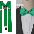 Suspenders Bow Tie Set Men Fashion Suspensorio for Man Boy Women Bowtie Braces Trousers Tirantes Wedding - Visuel 12 | SAMAG