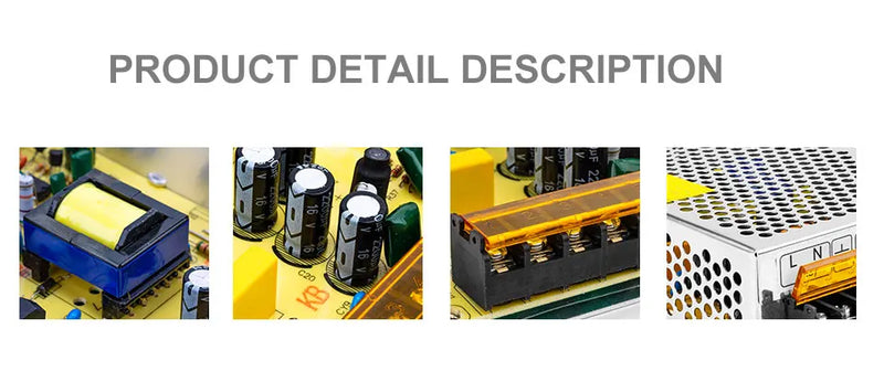 DC5V 2A 3A 4A 5A 8A 10A 12A 20A 30A 40A 60A Switch LED Power Supply Transformers Adapter WS2812B WS2801 SK6812 SK9822 LED Strip