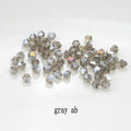 Buy 1 And Get 1 Free 4mm Shiny Crystal Beads Bicone Beads Glass Beads Loose Spacer Beads for bracelet DIY Jewelry Making  200pcs