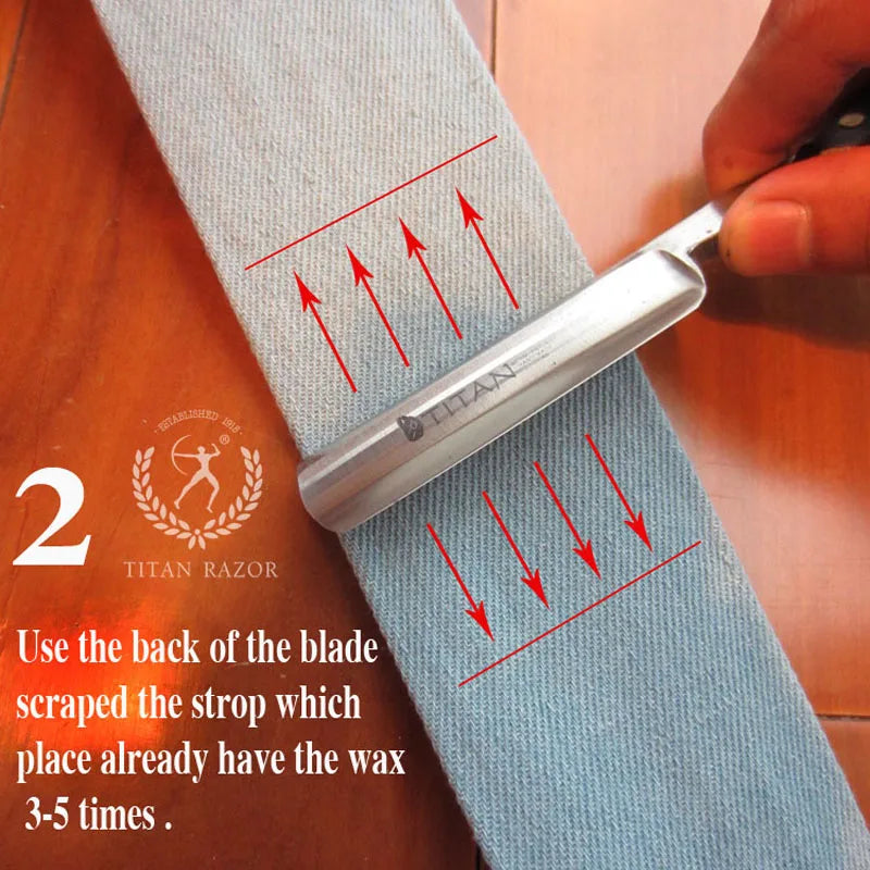 Titan shaving razor  sharp already straight razor for men