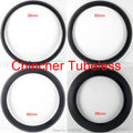 Full Carbon Fiber Bicycle Wheels Clincher Tubeless Carbon Rim 38 50 60 88mm 700C 25mm width Road Bike 3K UD Brand New U shape