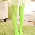 Girls Ballet Dance Pantyhose Children A Thin Section Fashion Velvet Tights Baby Solid Black White Stockings For 0-15Y Kids CN