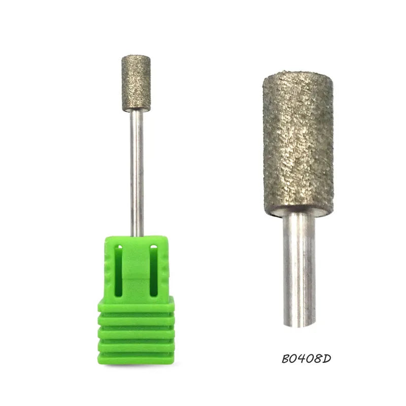 HYTOOS 11 Type Diamond Nail Drill Bit 3/32" Rotary Burr Manicure Cutters Electric Drill Accessories Nail Mills Tool