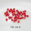 Buy 1 And Get 1 Free 4mm Shiny Crystal Beads Bicone Beads Glass Beads Loose Spacer Beads for bracelet DIY Jewelry Making  200pcs