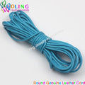 OlingArt 2mm 5M/Lot Craft Color Round Genuine Leather Cord Golden Silver DIY Necklace Bracelet Earrings Choker Jewelry Making