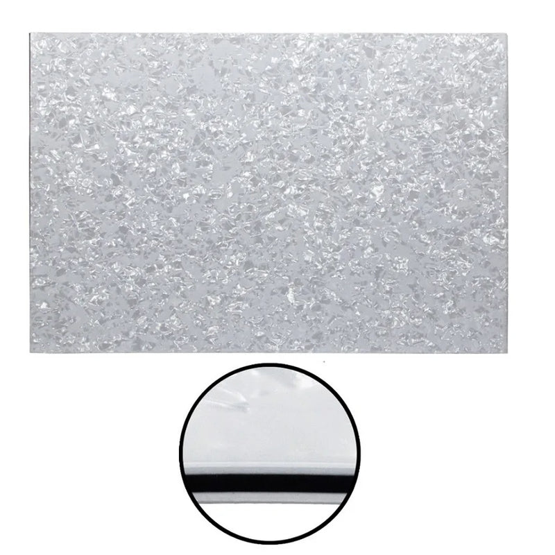 FLEOR 1PC Electric Guitar Bass Pickguard Scratch Plate Pickguard Material Blank Sheet Custom Plate 430x290x2.3mm for Guitar DIY