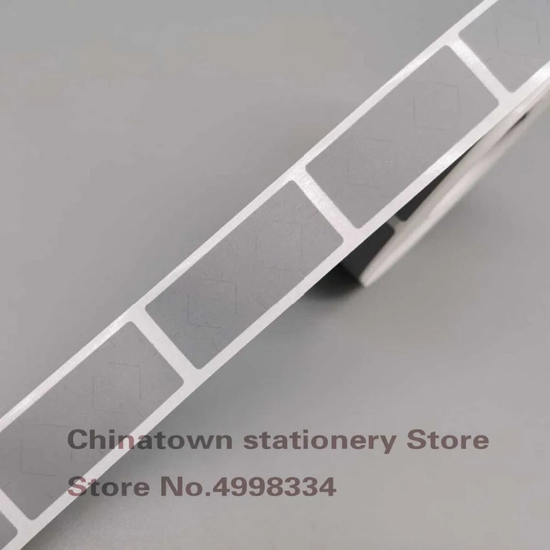 1000PCS 16mm*38mm Gray adhesive Scratch off sticker DIY manual hand made scratch card