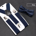 Kids Suspenders with Bowtie Fashion Children Bow Tie Set Boys Braces Girls Adjustable Baby Wedding - Visuel 23 | SAMAG