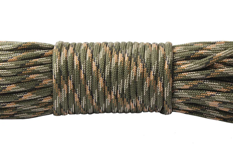 CAMPINGSKY Paracord 4mm 100ft 550 Paracord Parachute Cord Lanyard Rope for Hiking Camping