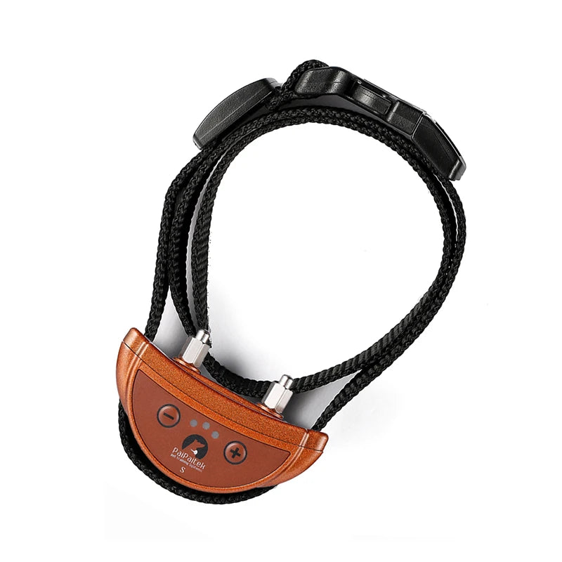 Dog Anti Bark Collar Pet Anti-barking Device 8-27 Inch Dog Collar Dog Stop Bark Shock Collar for S/M Dog Dropship Fast ship!