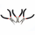 1 - 3Pcs/Set Jewelry Making Pliers Set Stainless Steel Needle Nose Hand Tool Black 11 - 13cm - Visuel 3 | SAMAG