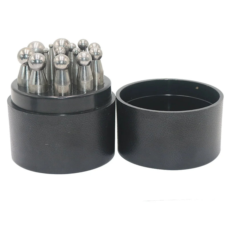 PHYHOO High Quality Round Head Punching Drill Gold Silver Copper Bells Jewelry Making Tools