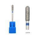 HYTOOS 11 Type Diamond Nail Drill Bit 3/32" Rotary Burr Manicure Cutters Electric Drill Accessories Nail Mills Tool