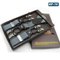 New Fashion Suspenders Luxury Braces 6 Clips Leather Belt Straps European Size Male Style Gift For - Visuel 6 | SAMAG