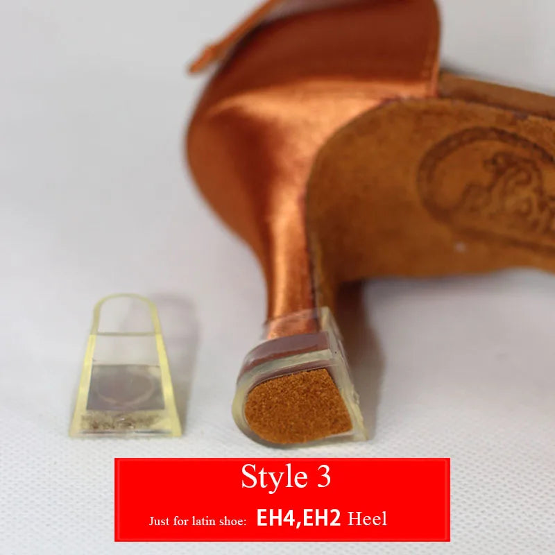 Dancesport Shoes Latin Standard Dance Shoes Anti-slip Heel Covers  Protector Guard  Leather 2 pairs/1 pack  Lati  Ballroom Shoe