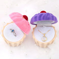 1 Piece Lovely Cake Gift Box Holder Jewelry Box Case Velvet Wedding Ring Box for Earrings Necklace Display & Packaging 2 Colors