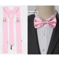 Suspenders Bow Tie Set Men Fashion Suspensorio for Man Boy Women Bowtie Braces Trousers Tirantes Wedding - Visuel 6 | SAMAG