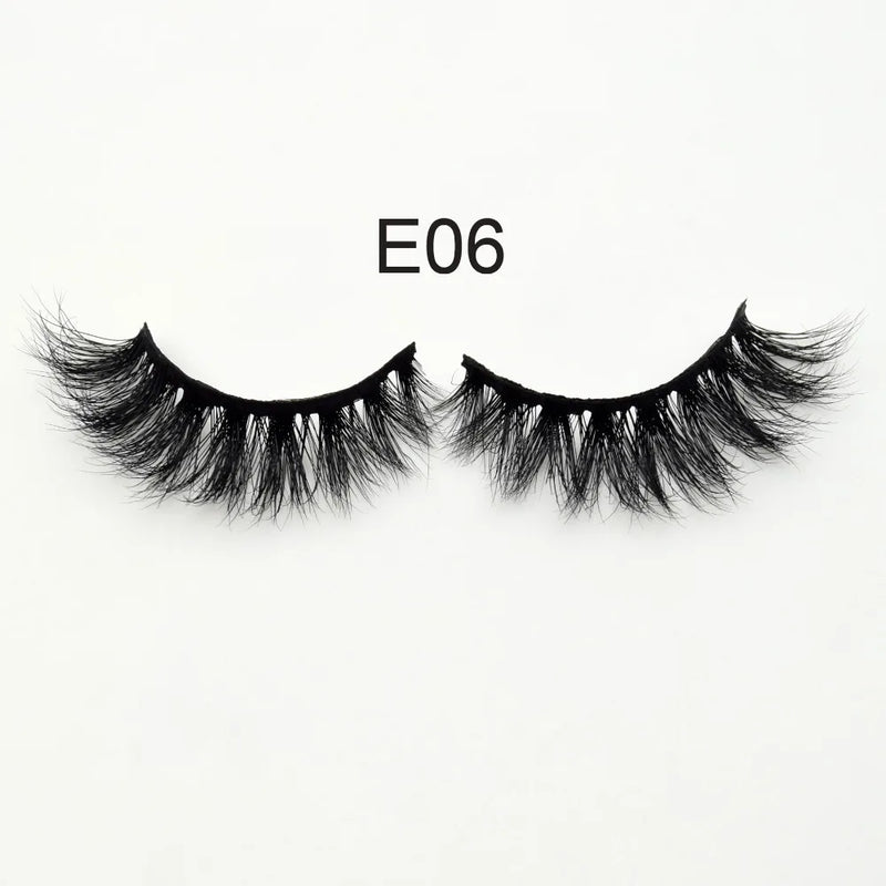 Visofree Mink Lashes 3D Mink Eyelashes 100% Cruelty free Lashes Handmade Reusable Natural Eyelashes Popular False Lashes Makeup