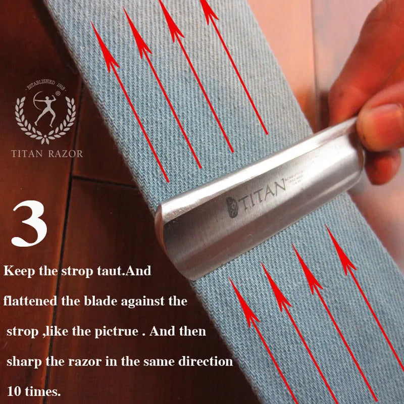 Titan shaving razor  sharp already straight razor for men