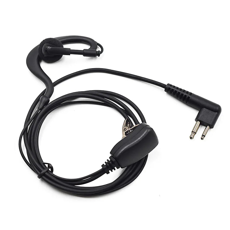 Surveillance Clip Ear Earpiece Headset PTT Mic for Motorola Walkie Talkie Ham Radio CP180 CP185 CP040 EP450 DP1400 GP2000 DEP450
