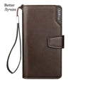 New Card Holder Men Wallets Business Long Design Quality Fashion Casual Men Purse Zipper Multi-function Wallets