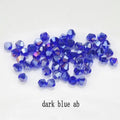 Buy 1 And Get 1 Free 4mm Shiny Crystal Beads Bicone Beads Glass Beads Loose Spacer Beads for bracelet DIY Jewelry Making  200pcs