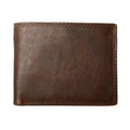 GENODERN Cow Leather Men Wallets with Coin Pocket Vintage Male Purse RFID Blocking Genuine Leather Men Wallet with Card Holders