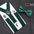 Kids Suspenders with Bowtie Fashion Children Bow Tie Set Boys Braces Girls Adjustable Baby Wedding - Visuel 9 | SAMAG