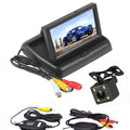 4.3 inch TFT LCD screen Car Monitor Rearview Reverse Parking Monitor with 2-channel Video Input,Camera optional