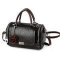 Fashion Women Shoulder Bag with Flower Pendant Ladies Totes Party Purse Boston Handbag Casual Female Messenger Crossbody Bags