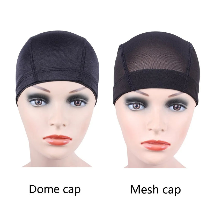 5 Pcs/lots Dome Caps Mesh Caps Wig Caps for Making Wigs Weaving Caps Hair Nets Elastic Nylon Breathable Mesh Hairnets