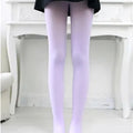 Girls Ballet Dance Pantyhose Children A Thin Section Fashion Velvet Tights Baby Solid Black White Stockings For 0-15Y Kids CN