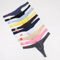 5pcs Men's G-string Thong Sexy Underwear Male Transparent Panties Men's Briefs Underpant Boy Bikini Briefs Sexy Underwear E-044