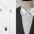 Suspenders Bow Tie Set Men Fashion Suspensorio for Man Boy Women Bowtie Braces Trousers Tirantes Wedding - Visuel 18 | SAMAG