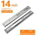 KAK 10" - 22" Stainless Steel Drawer Slides Soft Close | SAMAG
