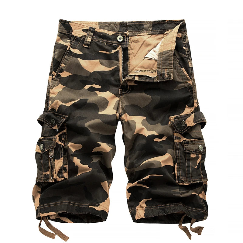 Summer Military Camo Cargo Shorts Fashion Camouflage | SAMAG