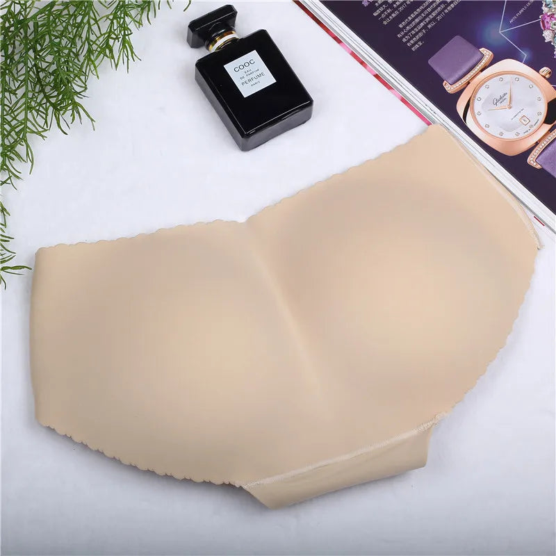 S-XL lady low Waist Sexy Padding Panties Bum Padded Butt lifter Enhancer Hip Push Up Panties Underwear Seamless Panties Buttocks